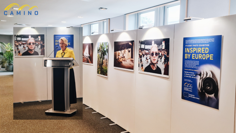 Opening of the international student photo exhibition "Inspired by Europe" in Brussels, Belgium