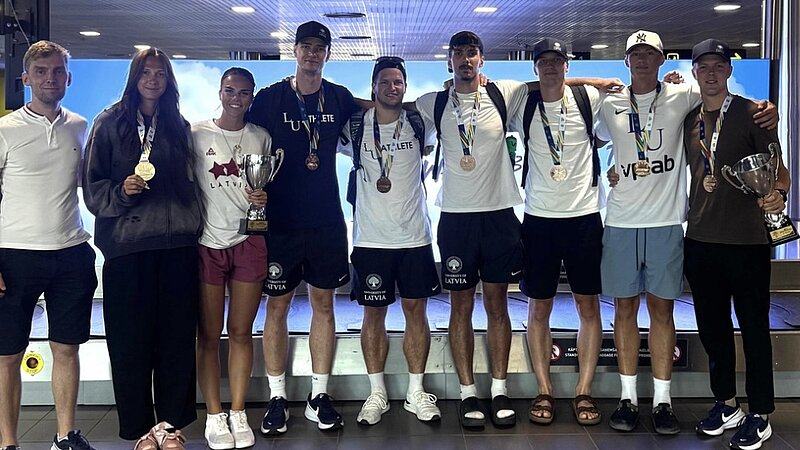 LU sportisti izcīna trīs bronzas medaļas Eiropas Universitāšu spēlēs 