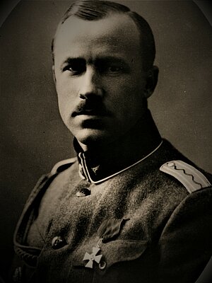 Voldemārs Ozols Krievijas impērijas armijā, 20. gs. pirmā desmitgade. Foto: no LU Muzeja krājuma 