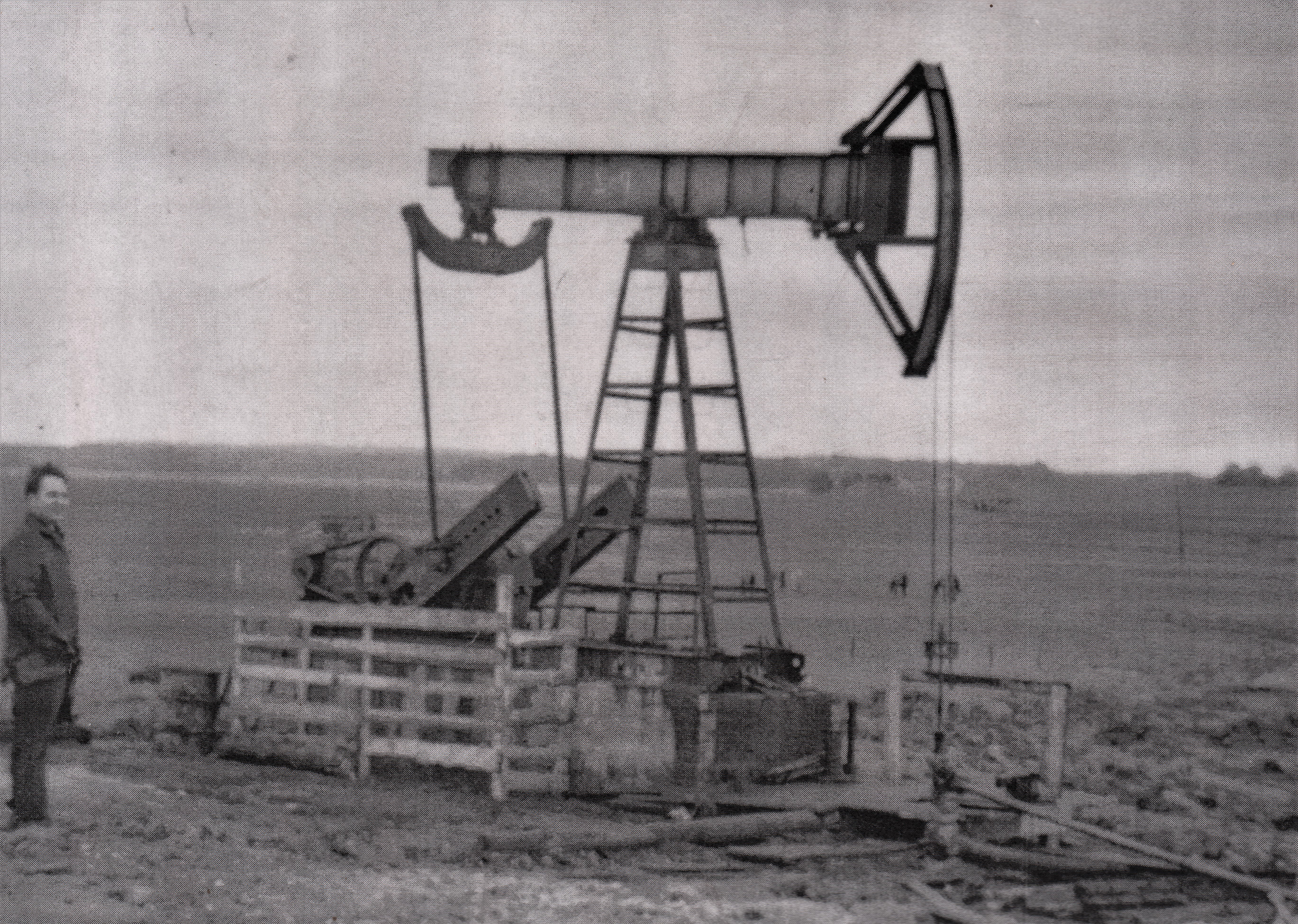 Adzes naftas urbums, 1960-tie gadi (foto no LU Muzeja ģeoloģijas krājuma)