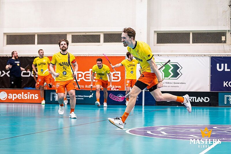 Masters Ulbroka/LU sasniedz ELVI florbola līgas Superfinālu