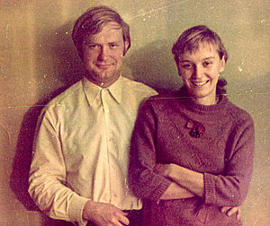 Ar Ilgmāru Eglīti 1973. gadā. No I. Eglīša personīgā arhīva
