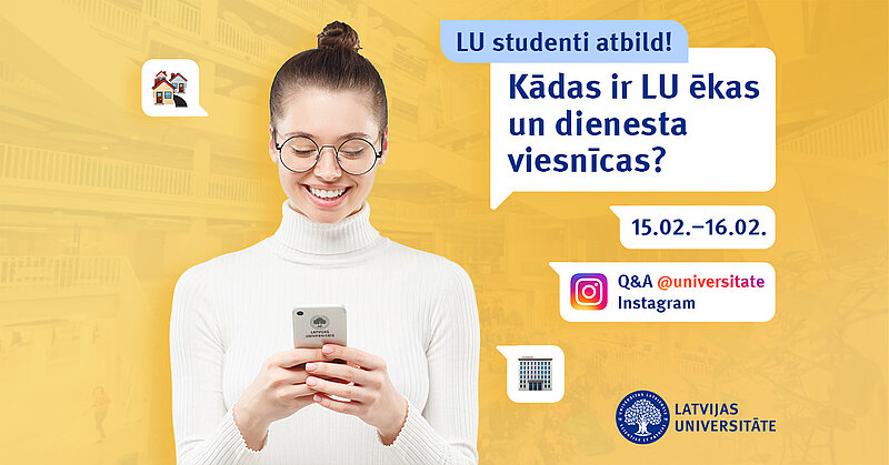 Ielūkojies LU Instagramā – studenti atbildēs uz taviem jautājumiem!