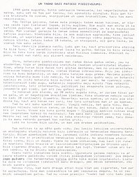 Ernesta Foldāta aprakstītie piedzīvojumi Venecuēlā (LU Muzeja arhīvs)
