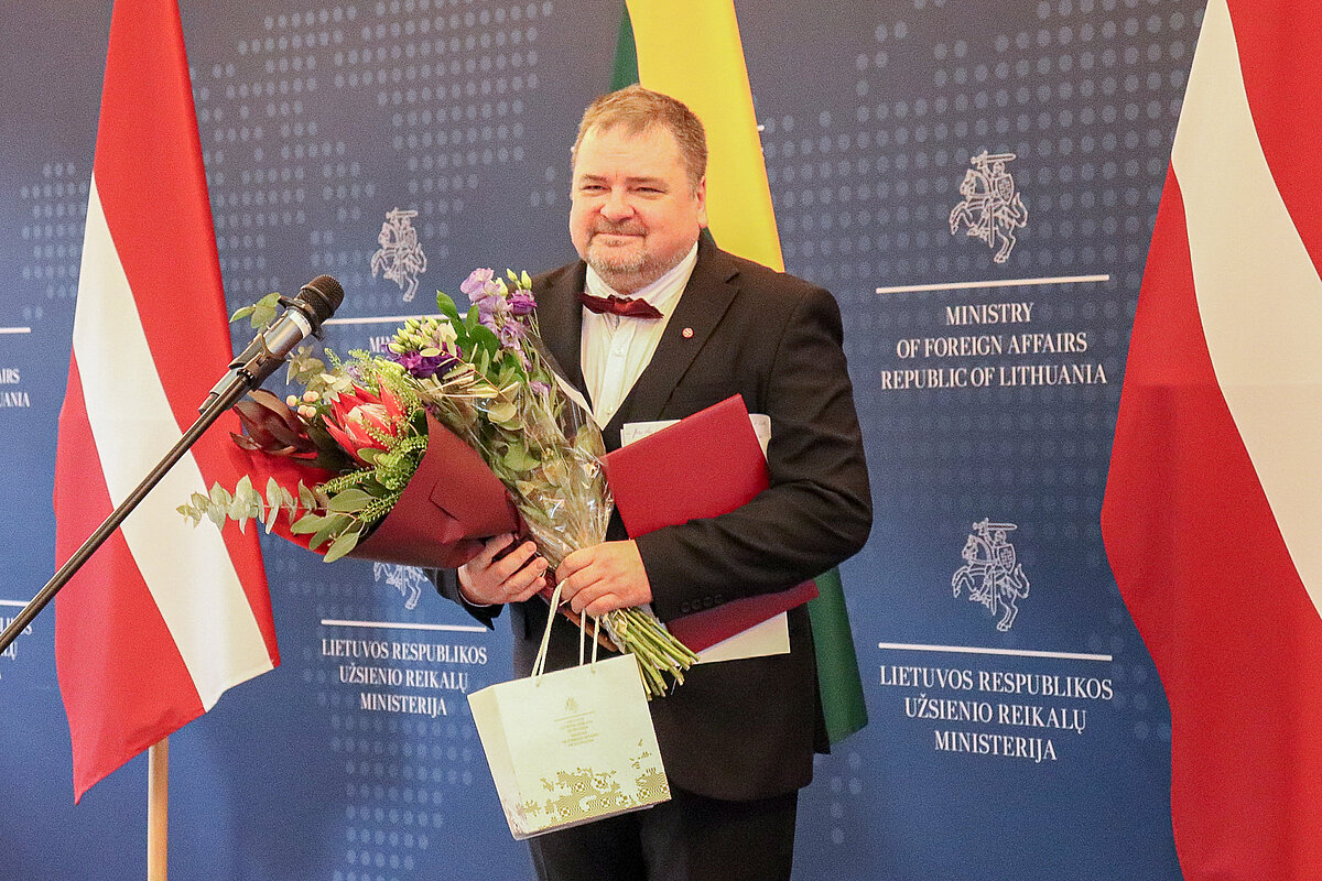 LU asociētais profesors Edmunds Trumpa. Foto: Ārlietu ministrija