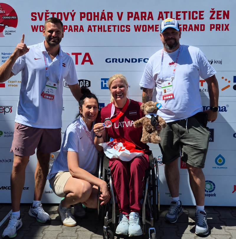 LU studente Diāna Krūmiņa izcīna otro zelta medaļu Pasaules paravieglatlētikas “Grand Prix” sacensībās