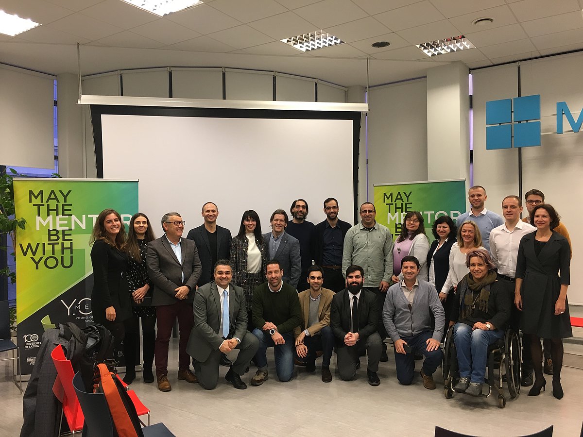 Mentoringa programmas pilotprojekta dalībnieki