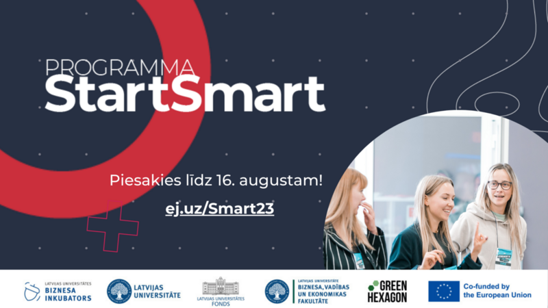 LU Biznesa inkubators aicina vidusskolēnus un topošos studentus līdz 16. augustam pieteikties biznesa ideju attīstīšanas programmai “StartSmart”