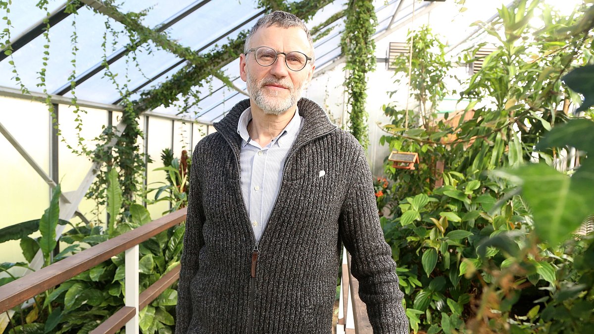 Director of the University of Latvia Botanical Garden ULDIS KONDRATOVIČS. Photo: Paula Čurkste/LETA