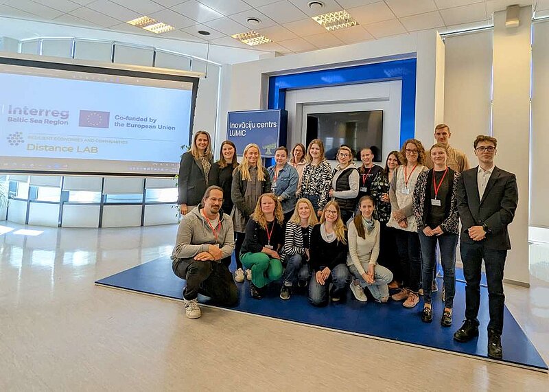 Distance LAB project partner meeting and Living Labs Co-Creation Workshop at the University of Latvia in Riga