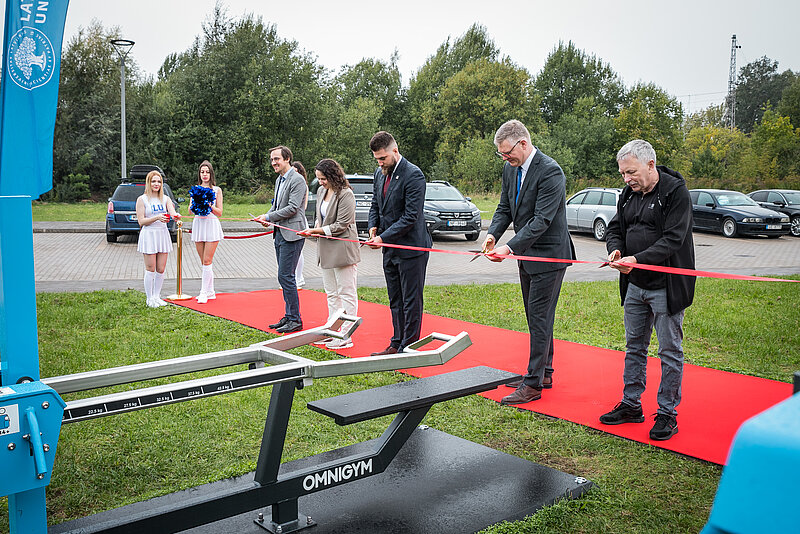 LU ieskandina jubilejas nedēļu jaunās Sporta mājas gaidās