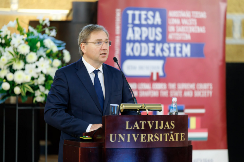 Augstākā tiesa nozīmīgi ietekmē tiesību zinātni, ekonomiku un taisnīgumu sabiedrībā