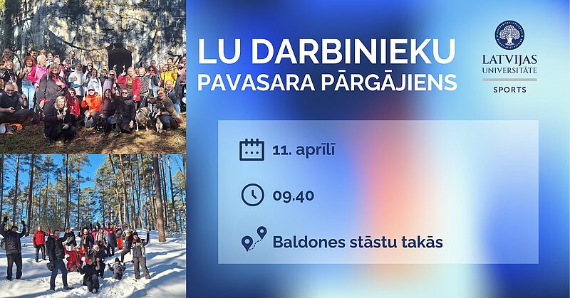 LU darbinieku pārgājiens Baldones stāstu takās – tradīcija, kas stiprina veselību un kopību