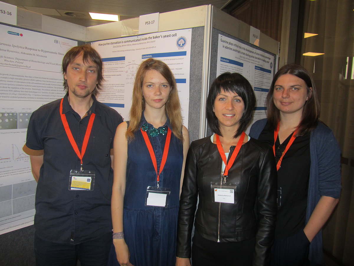 From left: Janis Liepins, Zane Ozolina, Jekaterina Martynova, Agnese Kokina