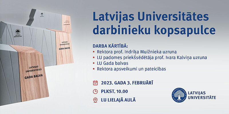 3. februārī notiks LU darbinieku kopsapulce