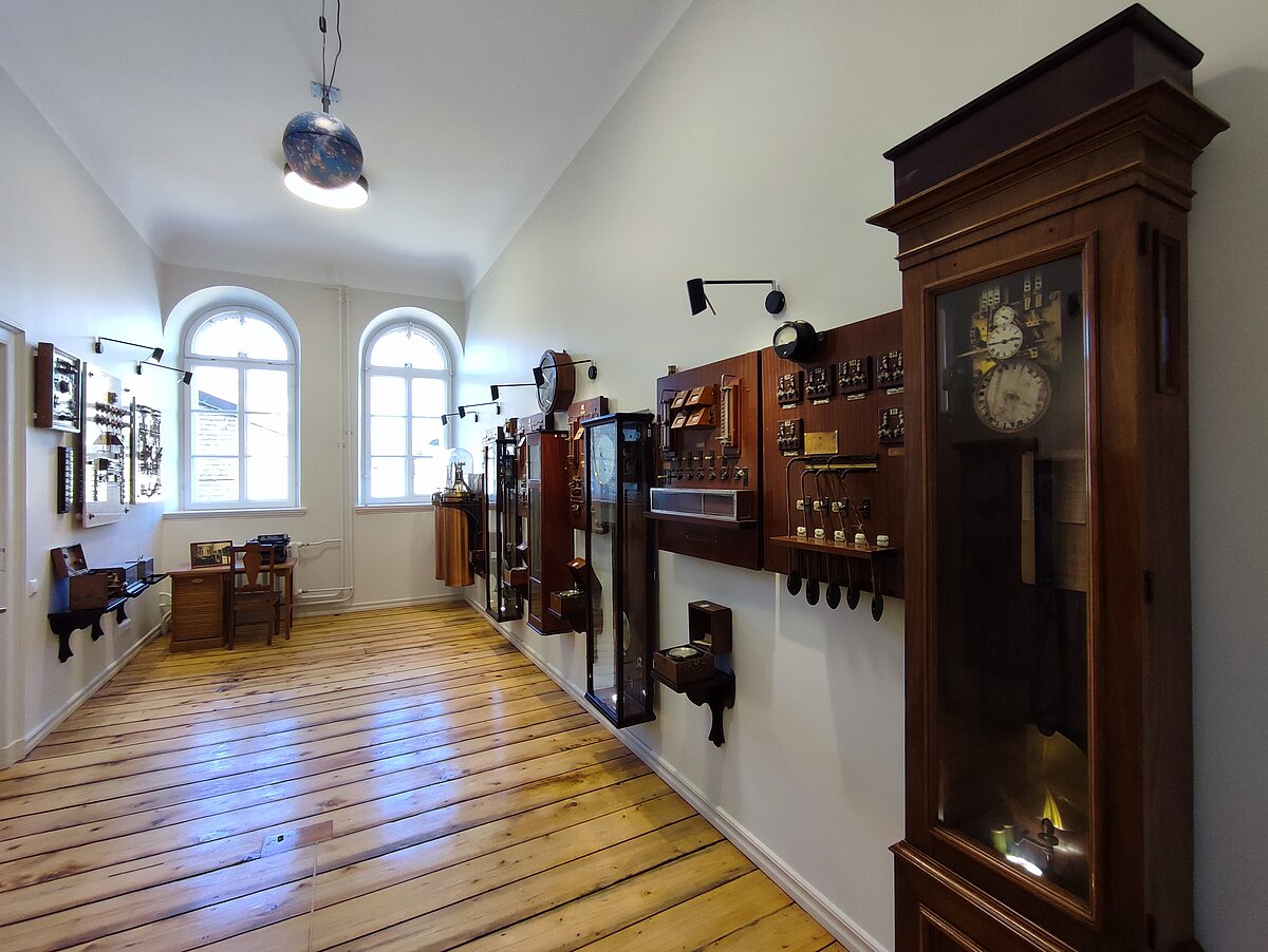 Pulksteņu istaba. Foto: G. Vilka LU Pulksteņu istaba