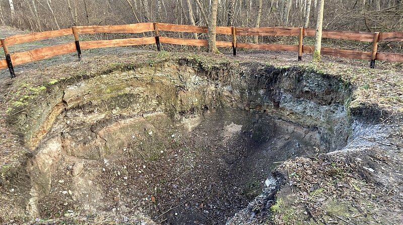 Latvijas 2026. gada ģeovieta – Salaspils karsta kritene