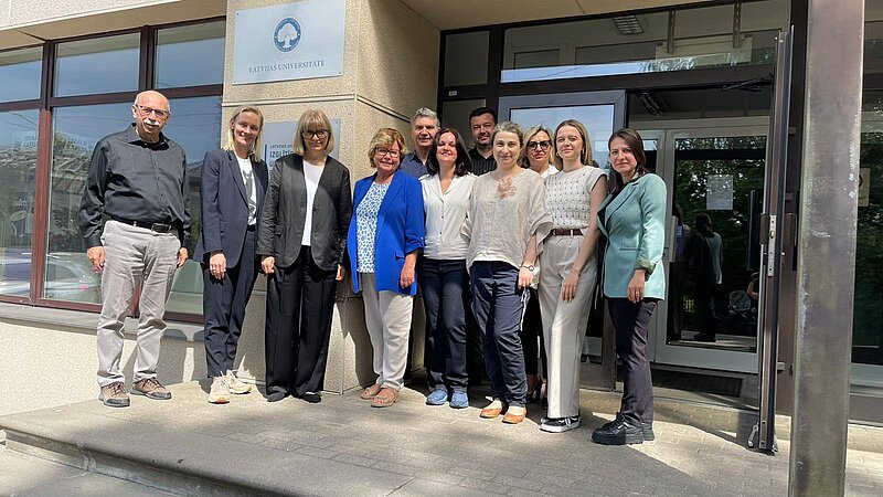 "DigiPeda" projekta komanda viesojas mūsu fakultātē