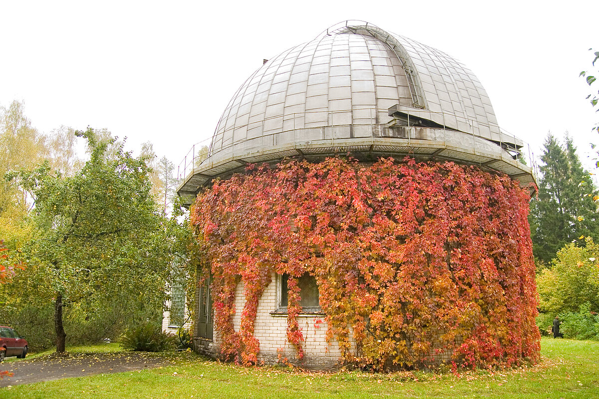 LU Astronomijas institūta astrofizikas observatorija Baldones Riekstukalnā. Foto: Toms Grīnbergs, LU Komunikācijas departaments