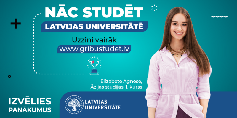 Nāc studēt humanitārās zinātnes Latvijas Universitātē!