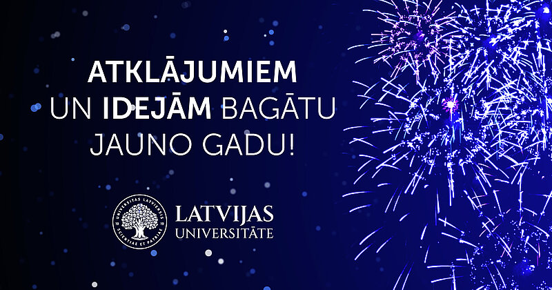 Atklājumiem un idejām bagātu Jauno gadu!