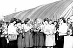 LVU koris Juventus viesojas Rjahovas agrāri-rūpnieciskajā kompleksā Bulgārijā. 1976.g. Foto - Ilmārs Puriņš.