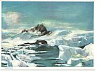 Antarktīda. L. Slaucītāja gleznas reprodukcija. 1959. gads.