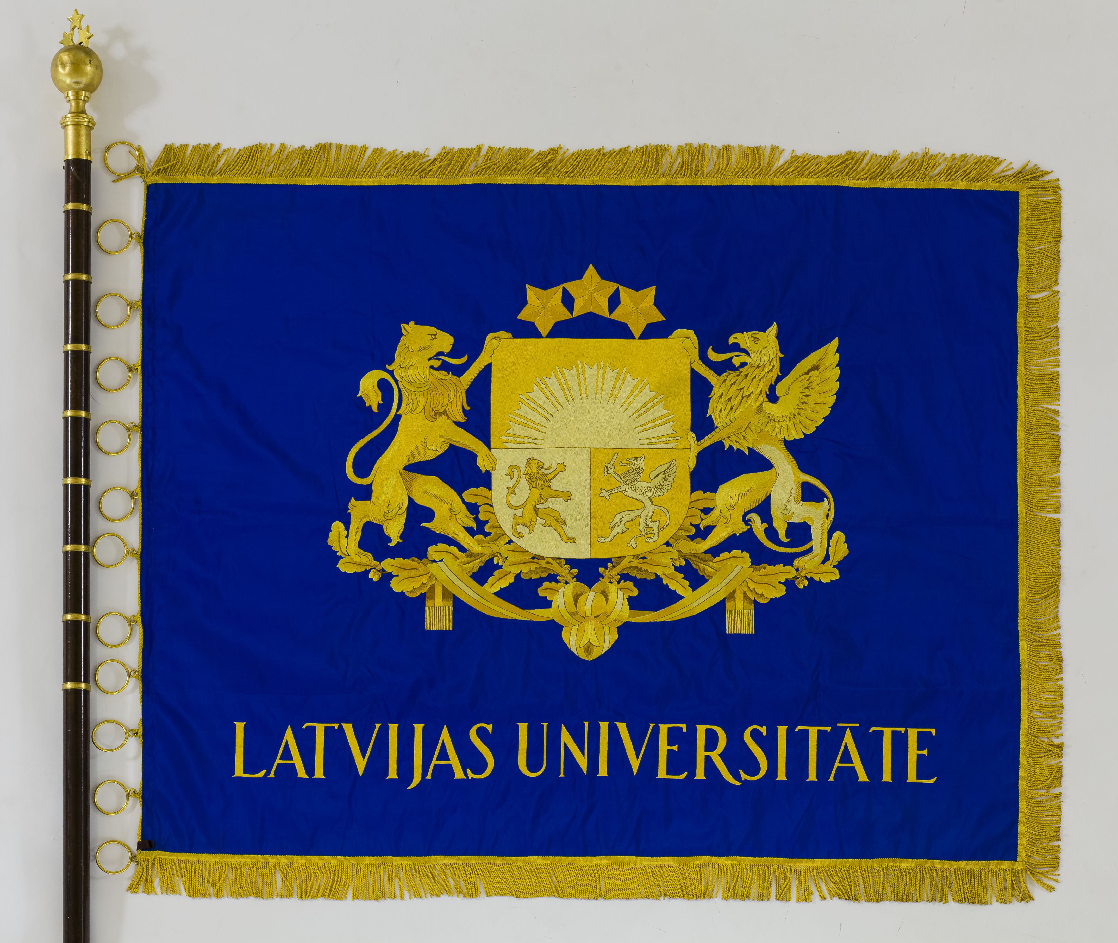 LU karoga oriģināla labā puse (RVKM krājums)