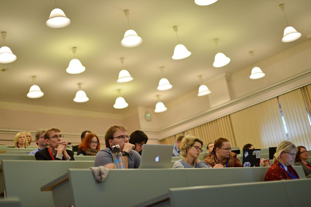 Konferences apmeklētāji; auditorija