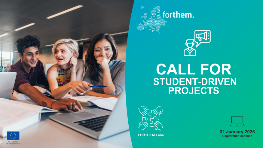  Informative visual photo on announced call for student driven projects   