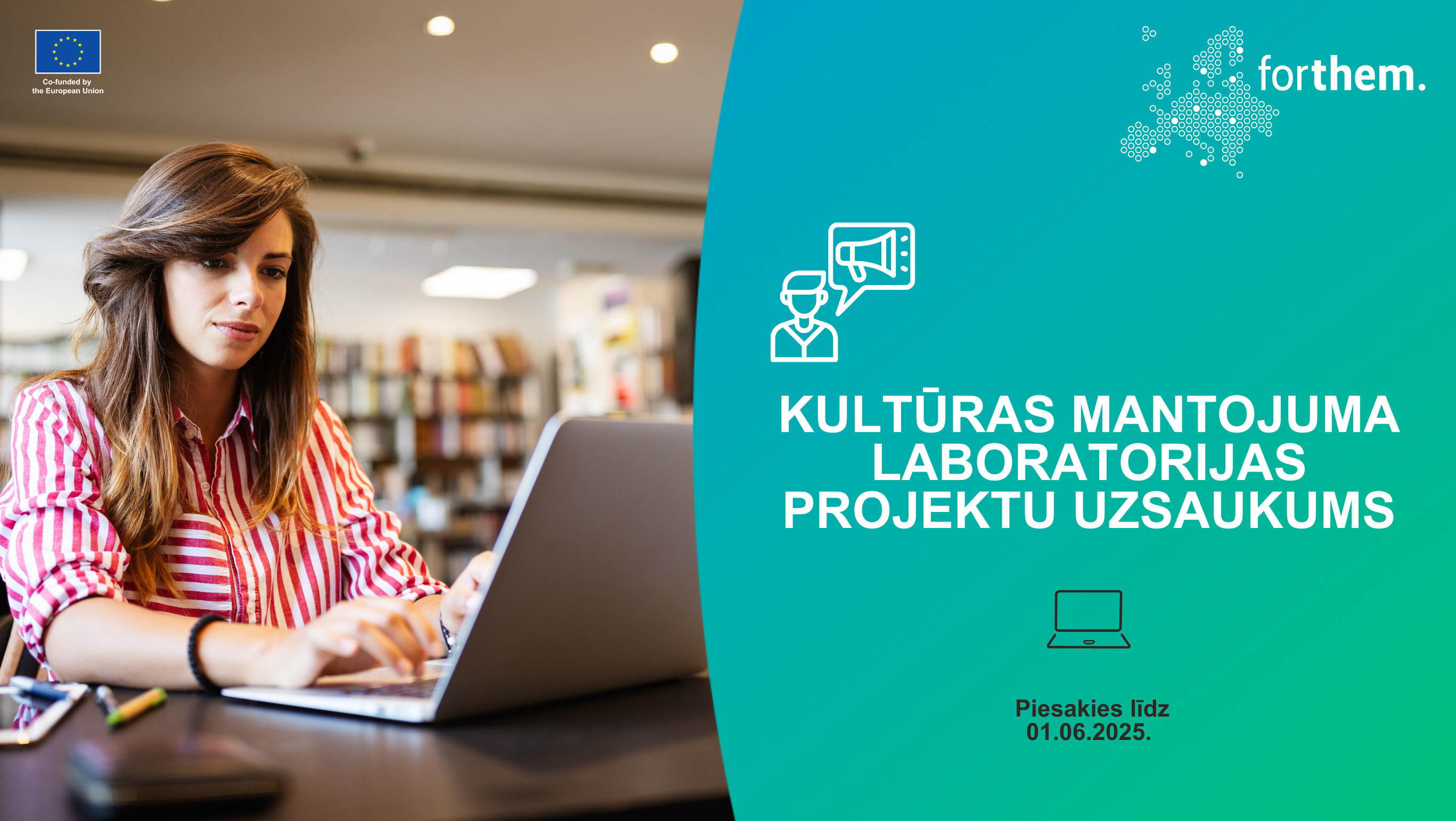 Projektu konkursa publicitātes attēls