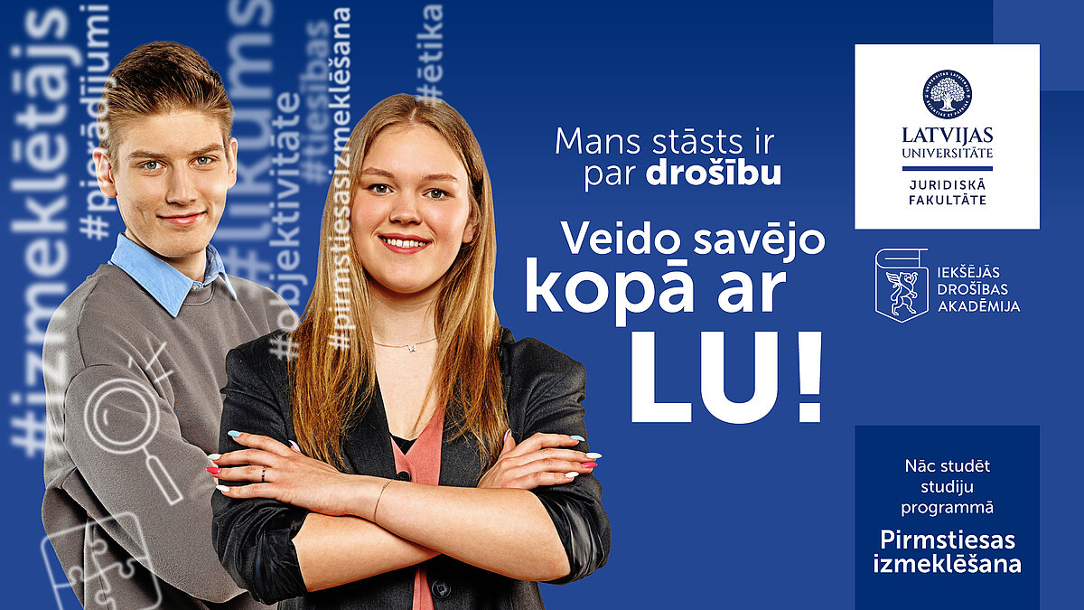 Puisis un meitene aicina studēt LU juristos