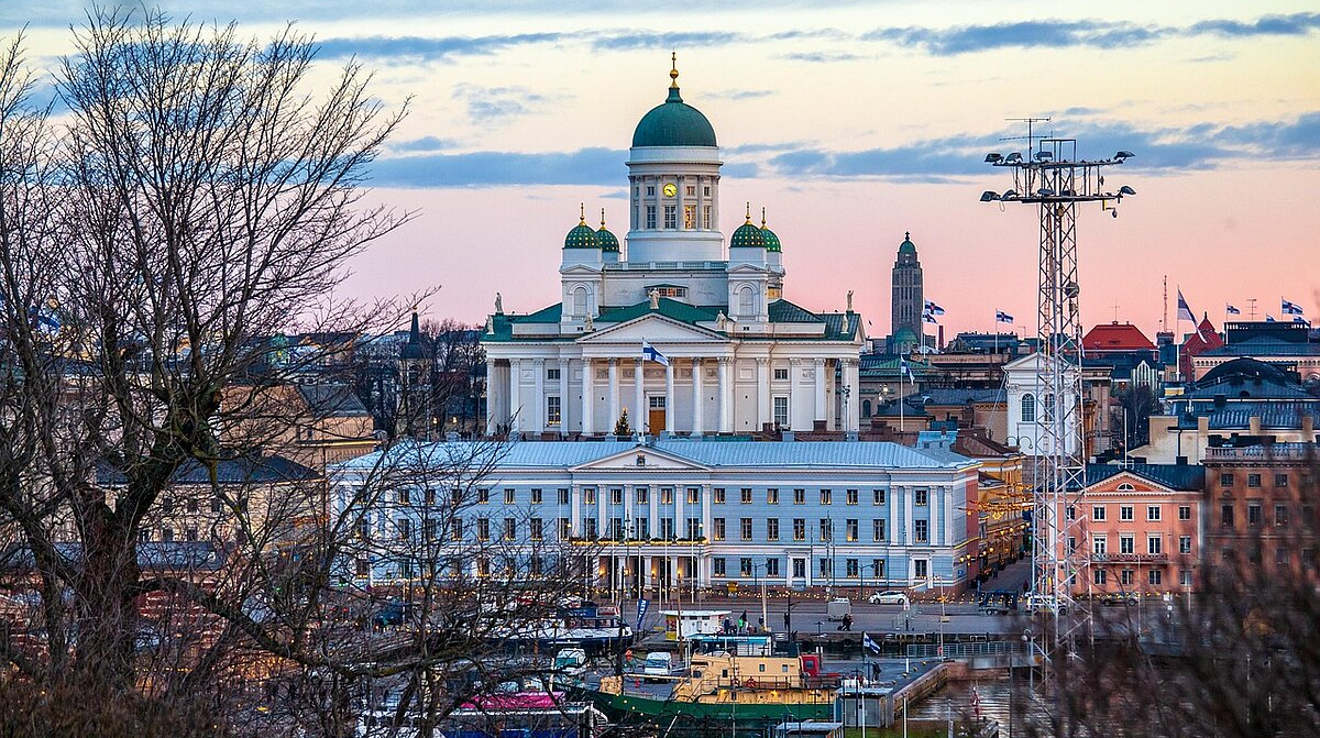 Skats uz Helsinku katedrāli