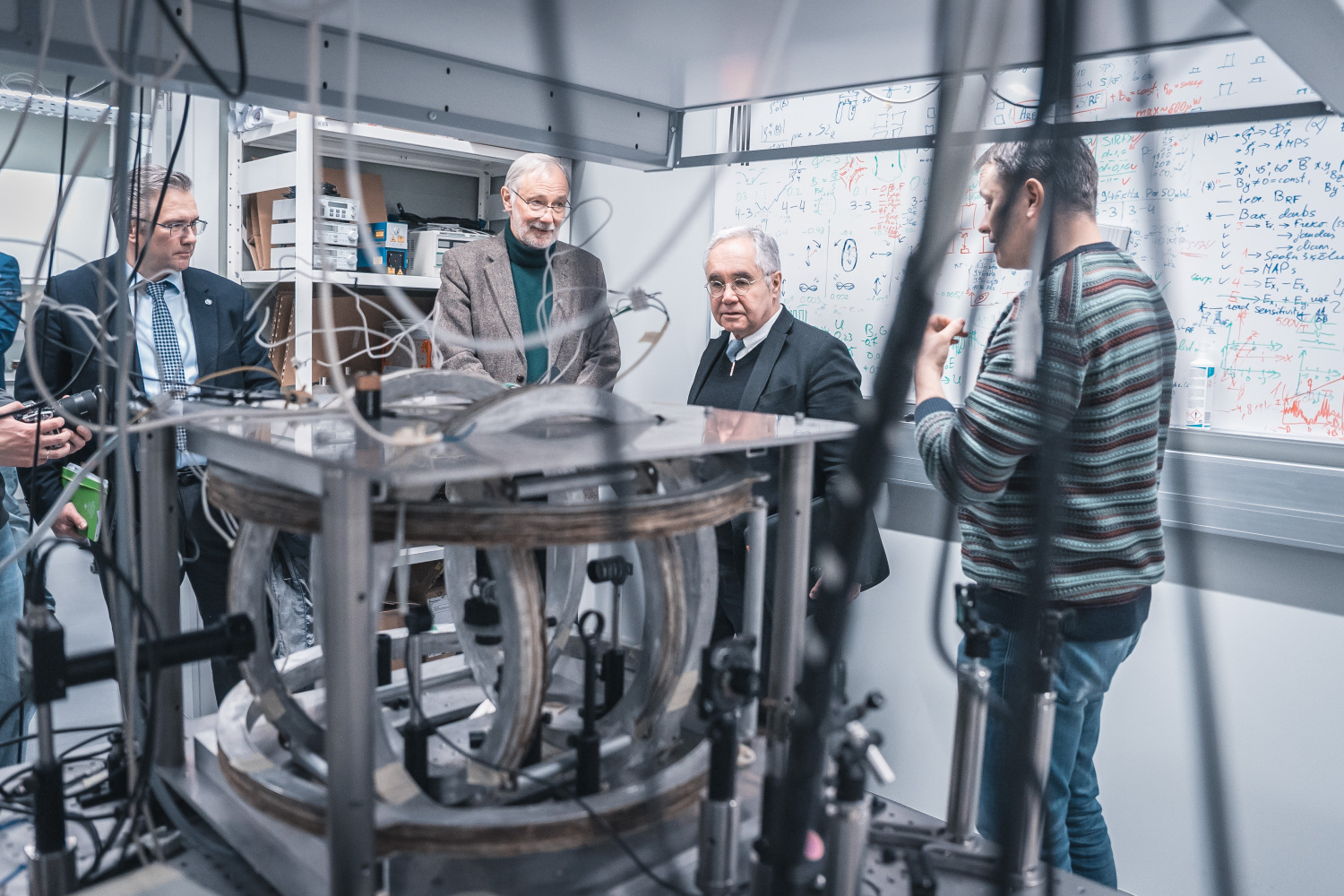 CERN padomes prezidenta vizīte LU Dabas mājā