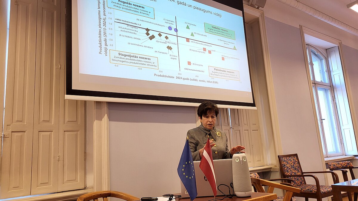 LV PEAK direktore prof. Inna Šteinbuka