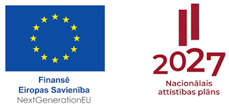 Logo NextGenerationEU un 2027 Nacionālais attīstības plāns