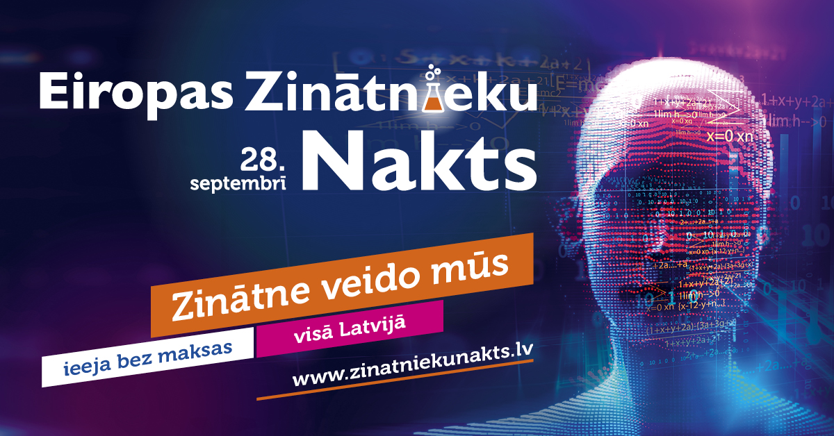 Zinātnieku nakts notiks visā Latvijā.
